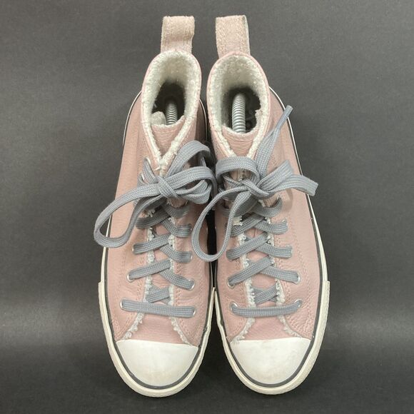 Converse CTAS Eva Lift Hi-Girl 5.5/Women 6.5-'Stone Mauve/Vintage White' A01509C - Picture 4 of 11